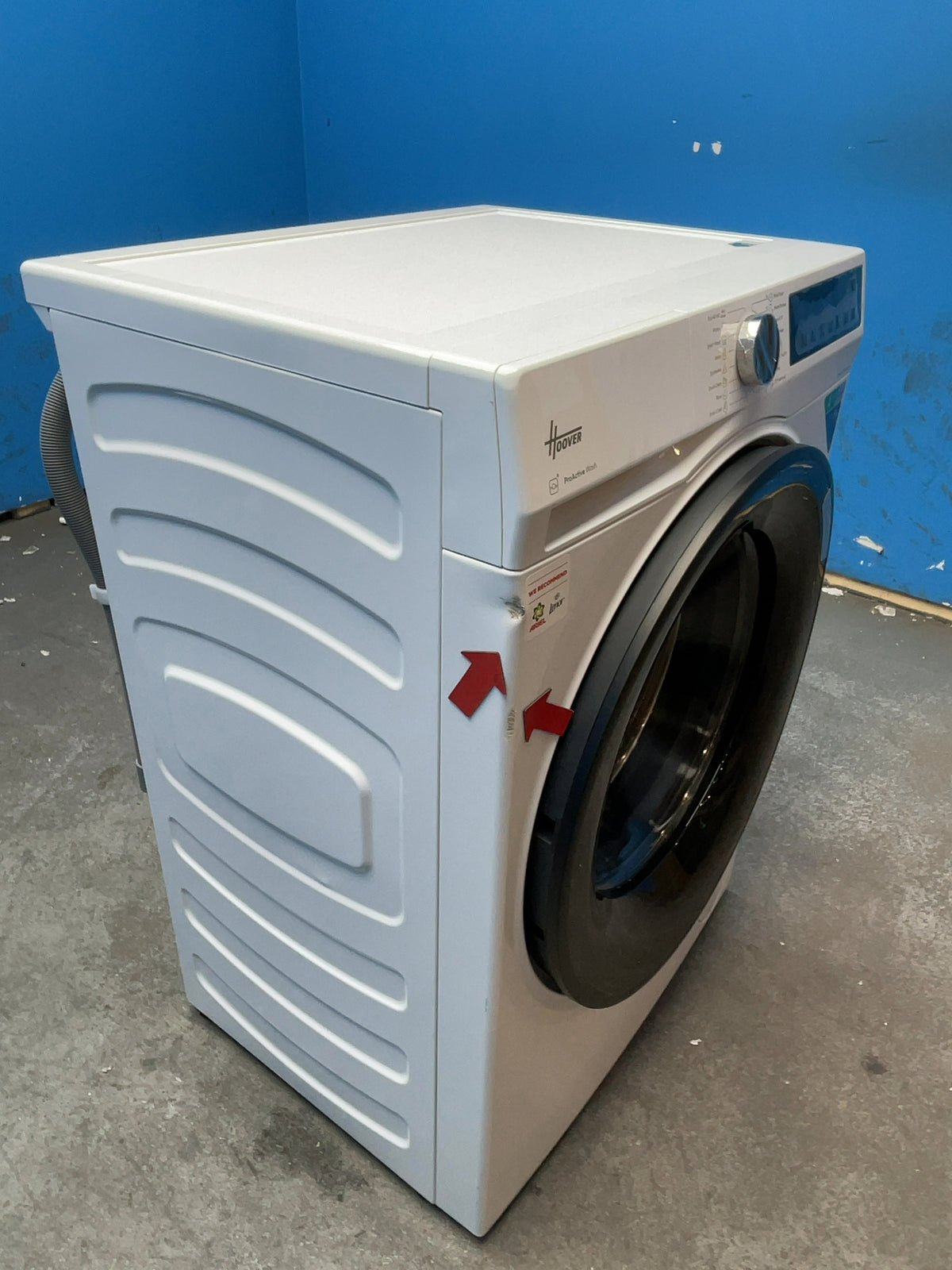#GRC-168-116 - Hoover Pro Wash Series 3 9kg 1400rpm Washing Machine – ProActive Wash, White