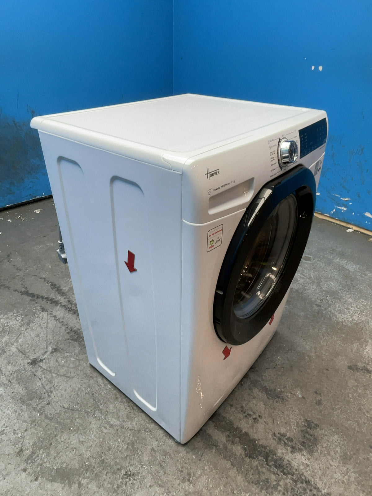 #GRC-168-117 - Hoover H-WASH 350 9kg 1400rpm Washing Machine – Allergy Care Pro, White