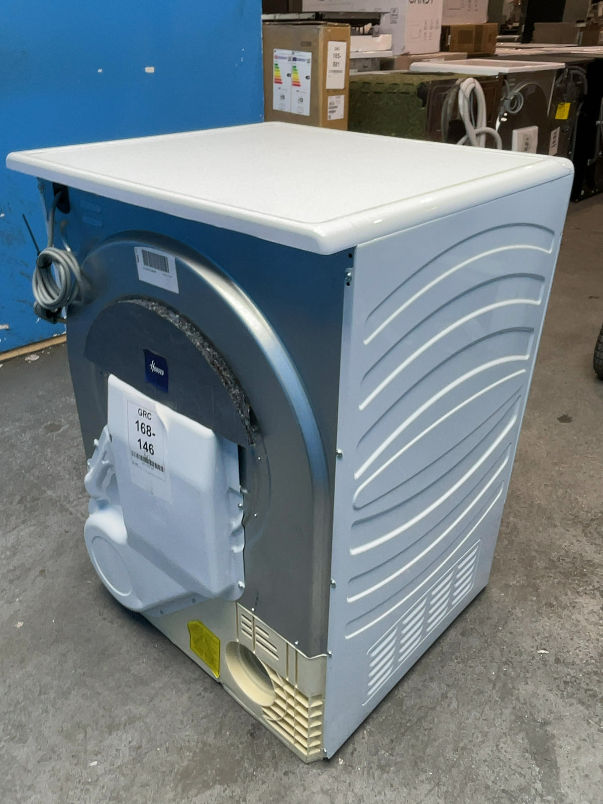 #GRC-168-146 - Hoover H-DRY 300 10kg Vented Tumble Dryer – WiFi Connected, White