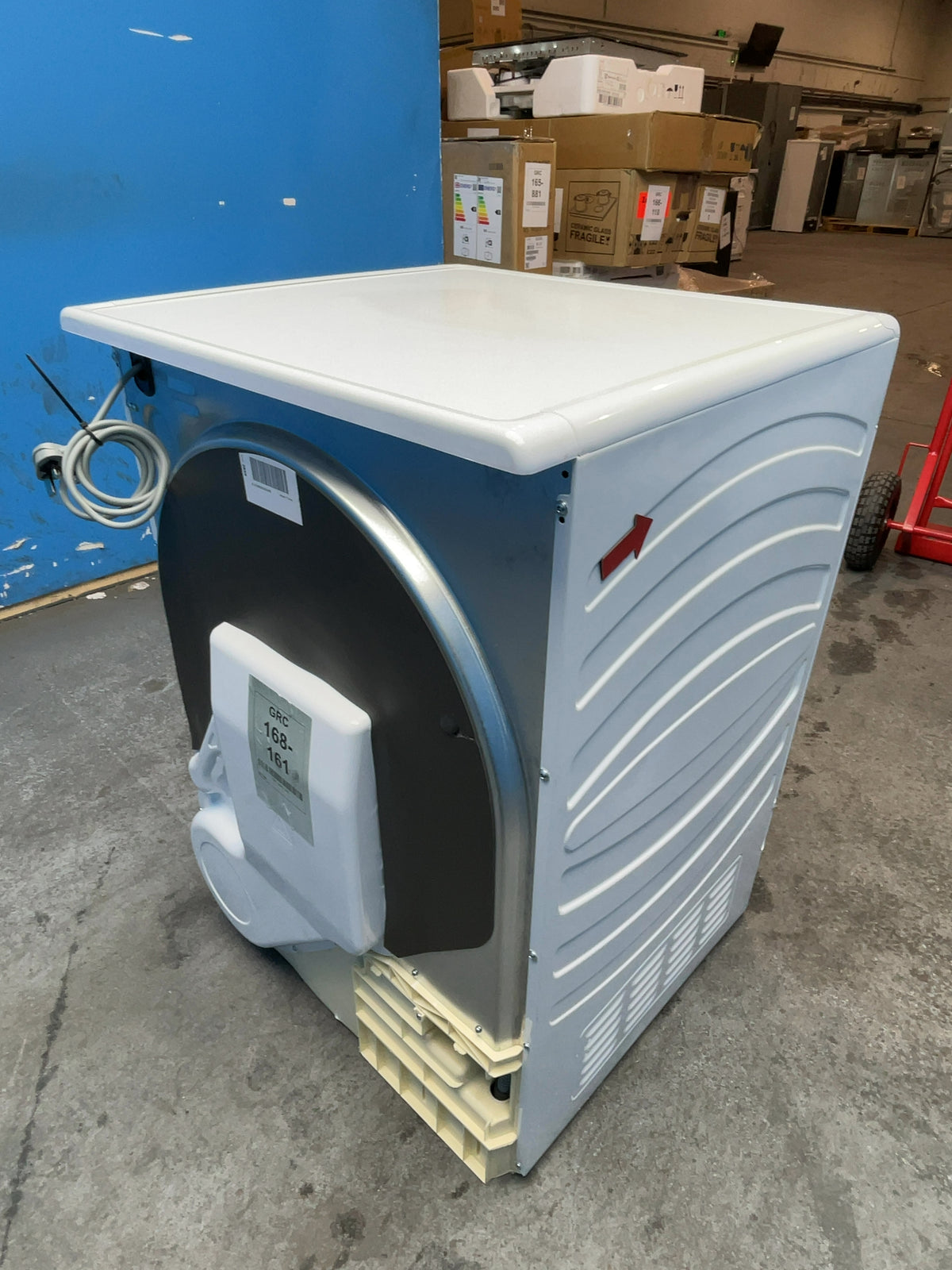 #GRC-168-161 - Hoover 10kg Condenser Tumble Dryer – Sensor Drying, White, B Energy Rating