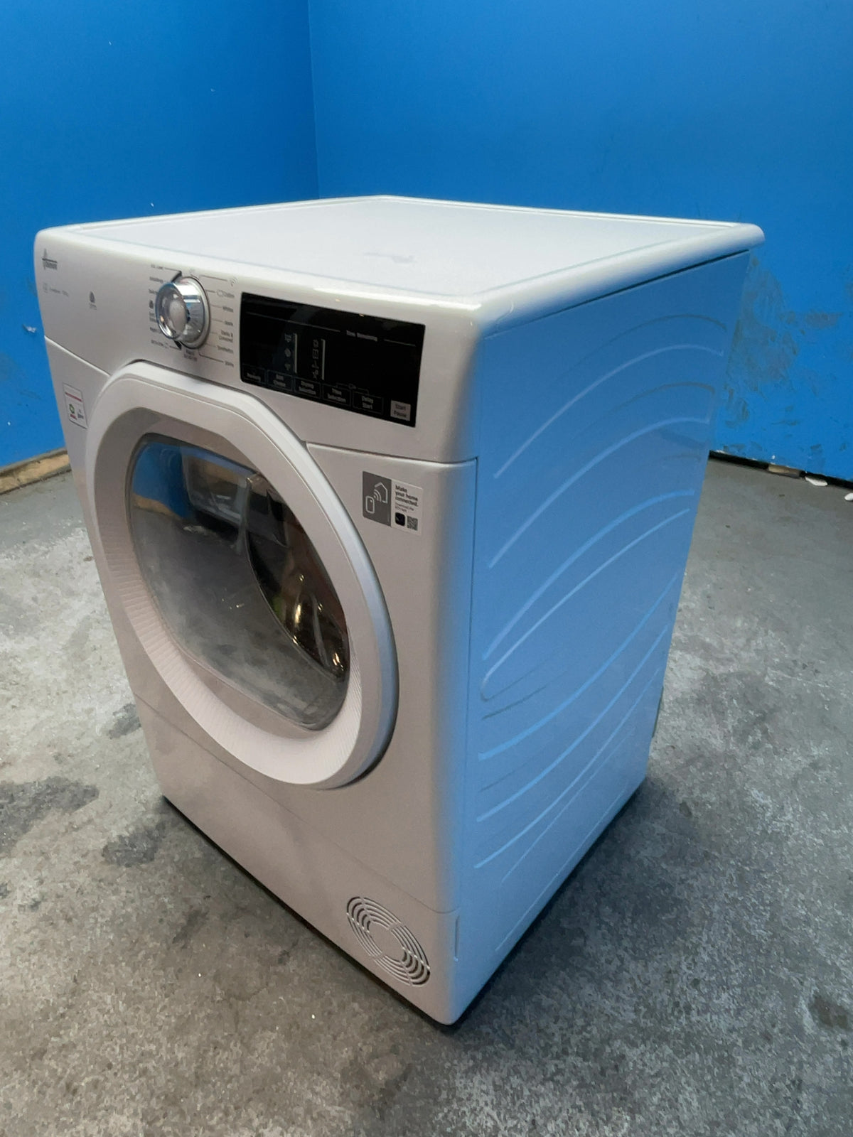 #GRC-168-168 - Hoover 10kg Condenser Tumble Dryer – Sensor Drying, White, B Energy Rating