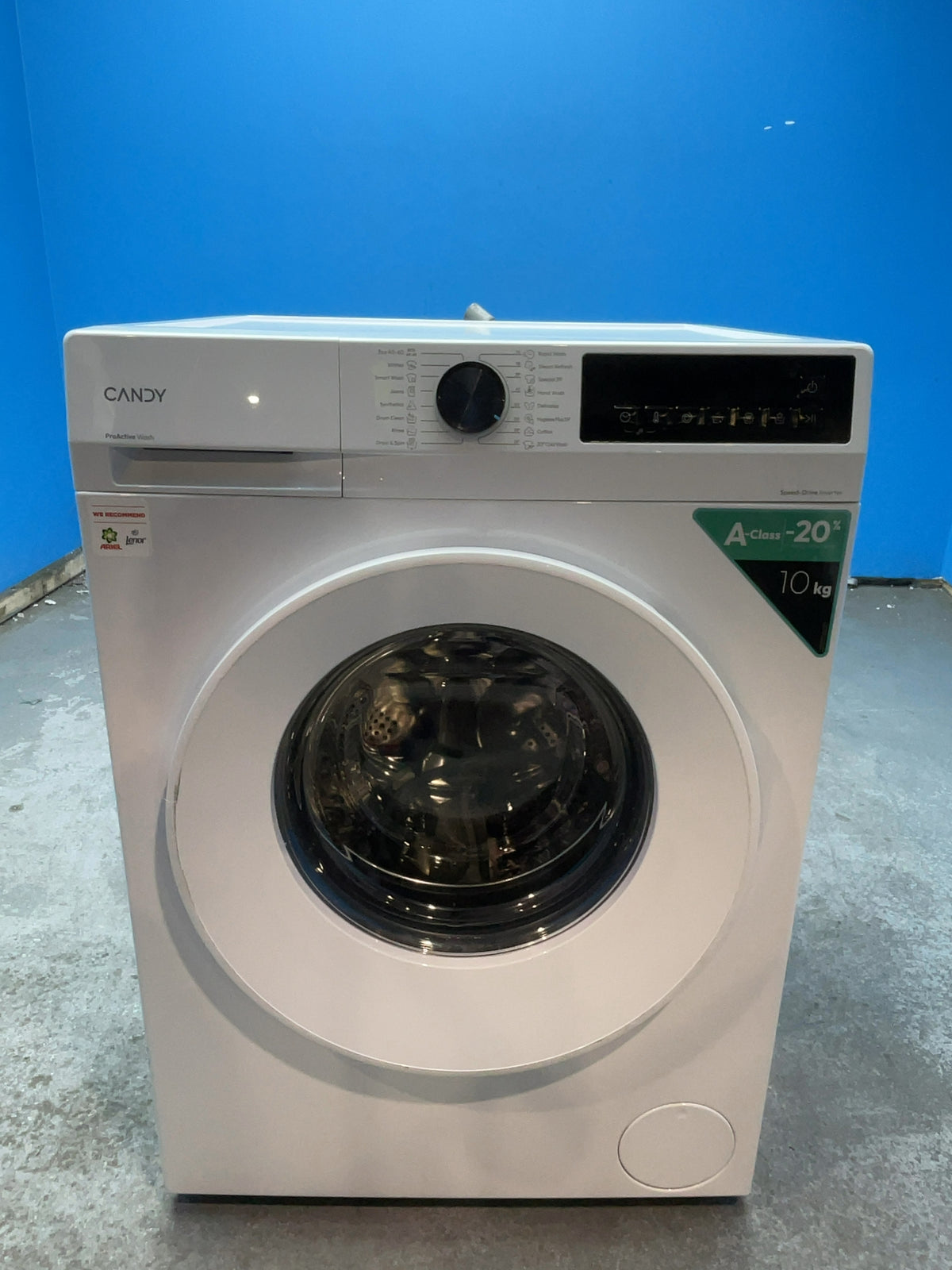 #GRC-168-169 - Candy Quick Pro 10kg 1400rpm Washing Machine – Quick Wash, Smart Spray, White