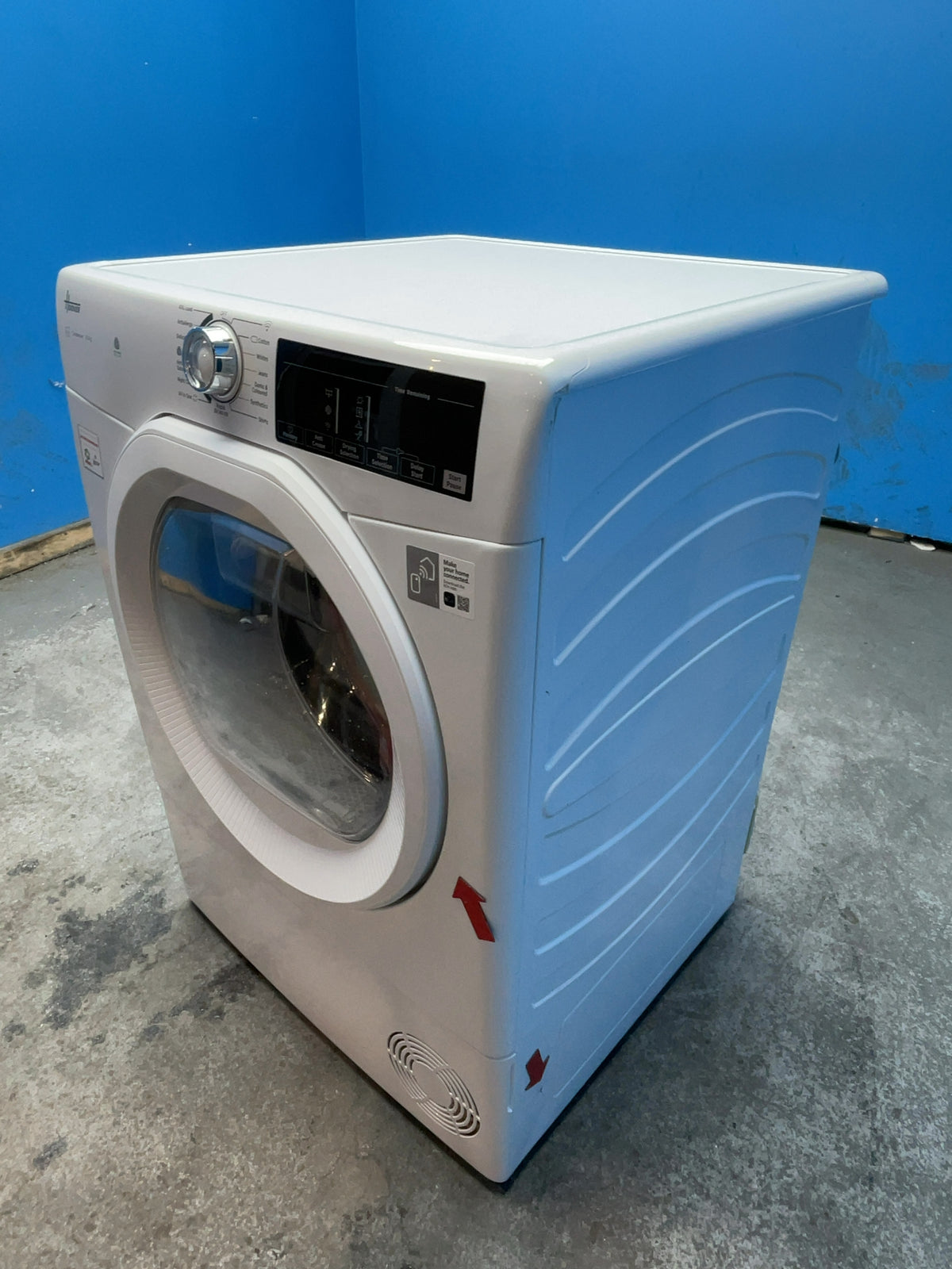 #GRC-168-175 - Hoover 10kg Condenser Tumble Dryer – Sensor Drying, White, B Energy Rating