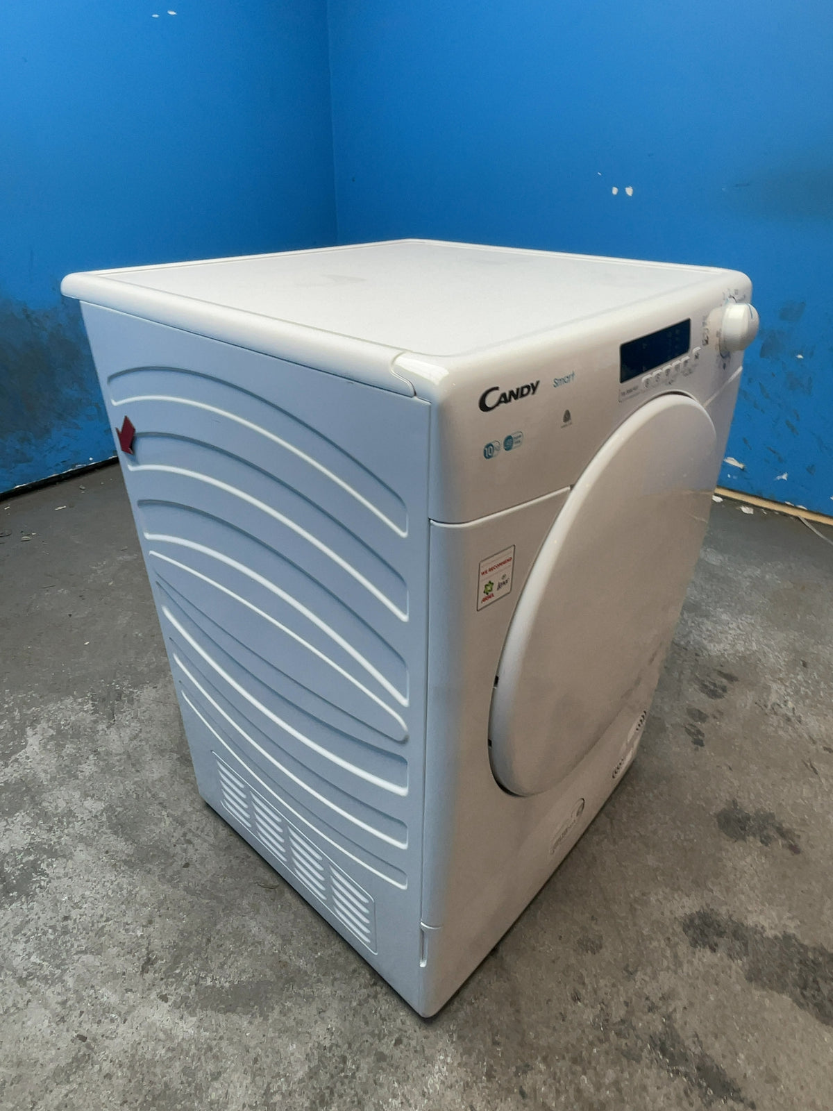 #GRC-168-181 - Candy Smart 10kg Condenser Tumble Dryer – Sensor Drying, White, G Energy Rating