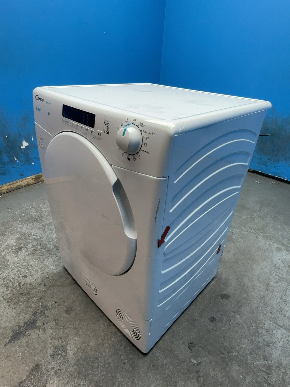 #GRC-168-181 - Candy Smart 10kg Condenser Tumble Dryer – Sensor Drying, White, G Energy Rating