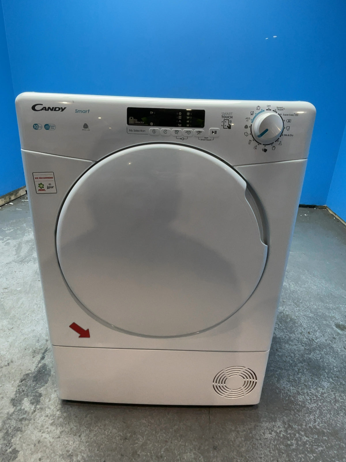 #GRC-168-194 - Candy Smart 10kg Condenser Tumble Dryer – Sensor Drying, White, G Energy Rating