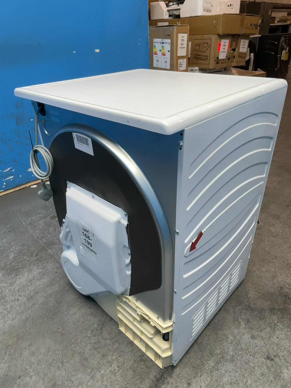 #GRC-168-199 - Hoover 10kg Condenser Tumble Dryer – Sensor Drying, White, B Energy Rating
