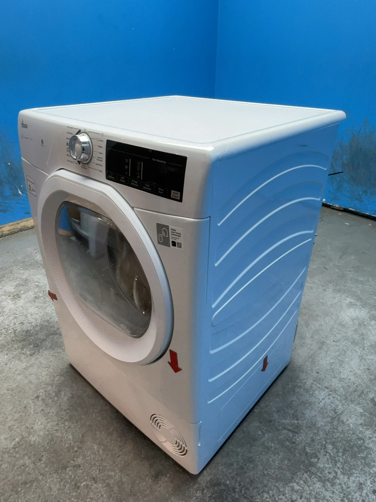 #GRC-168-199 - Hoover 10kg Condenser Tumble Dryer – Sensor Drying, White, B Energy Rating