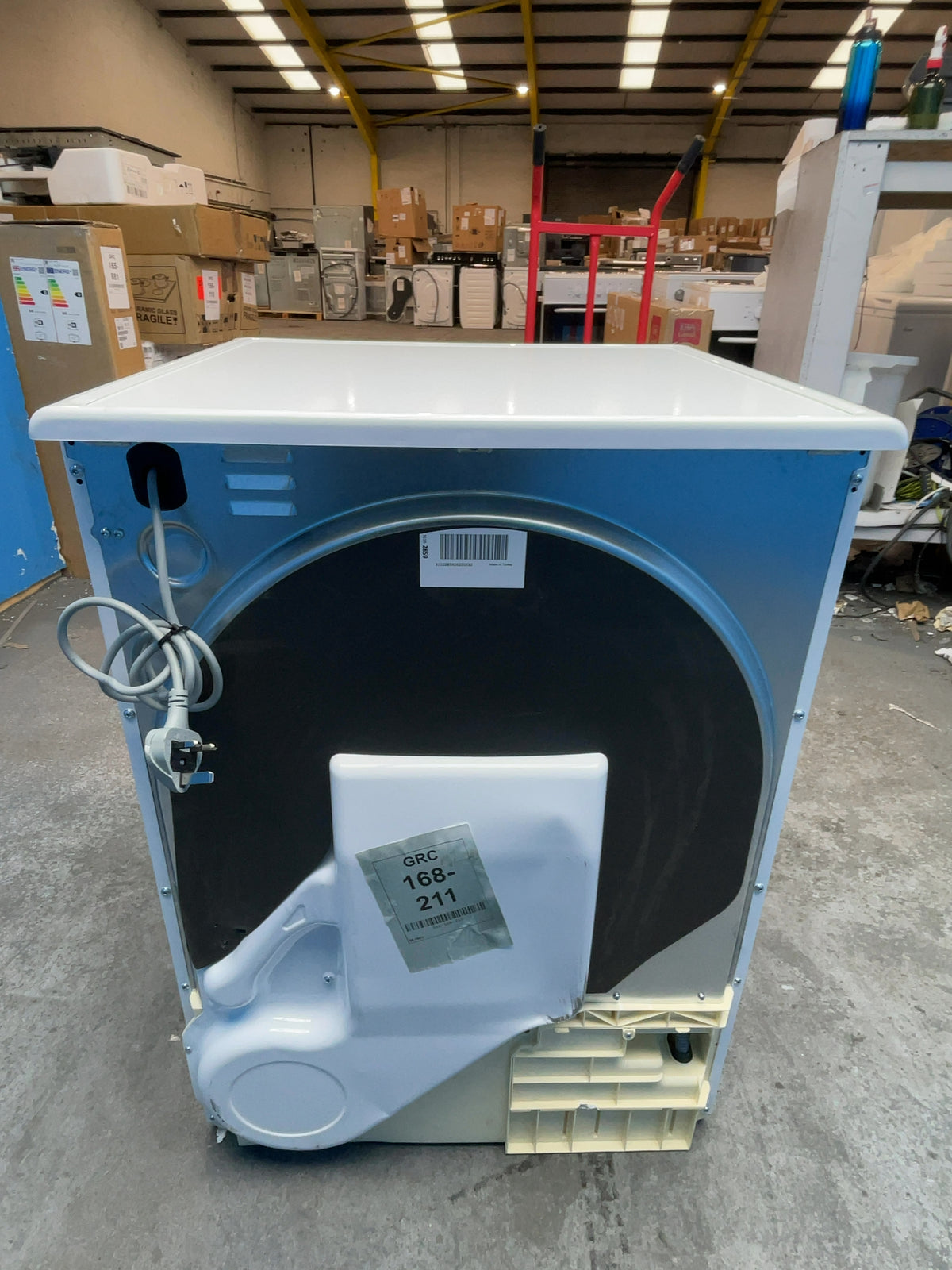#GRC-168-211 - Hoover 10kg Condenser Tumble Dryer – Sensor Drying, White, B Energy Rating
