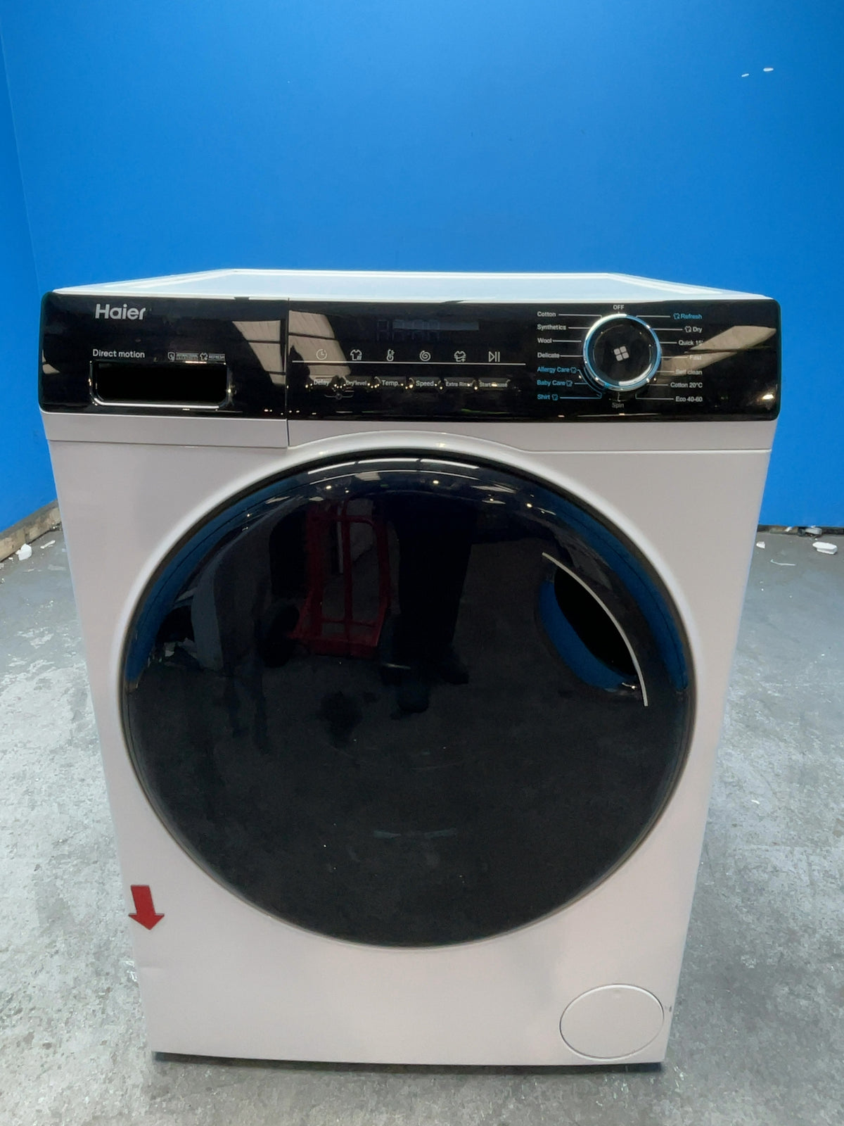#GRC-168-361 - Haier I-Pro Series 3 10kg/6kg 1400rpm Washer Dryer – Direct Motion Beltless Motor, ABT Treatment, White