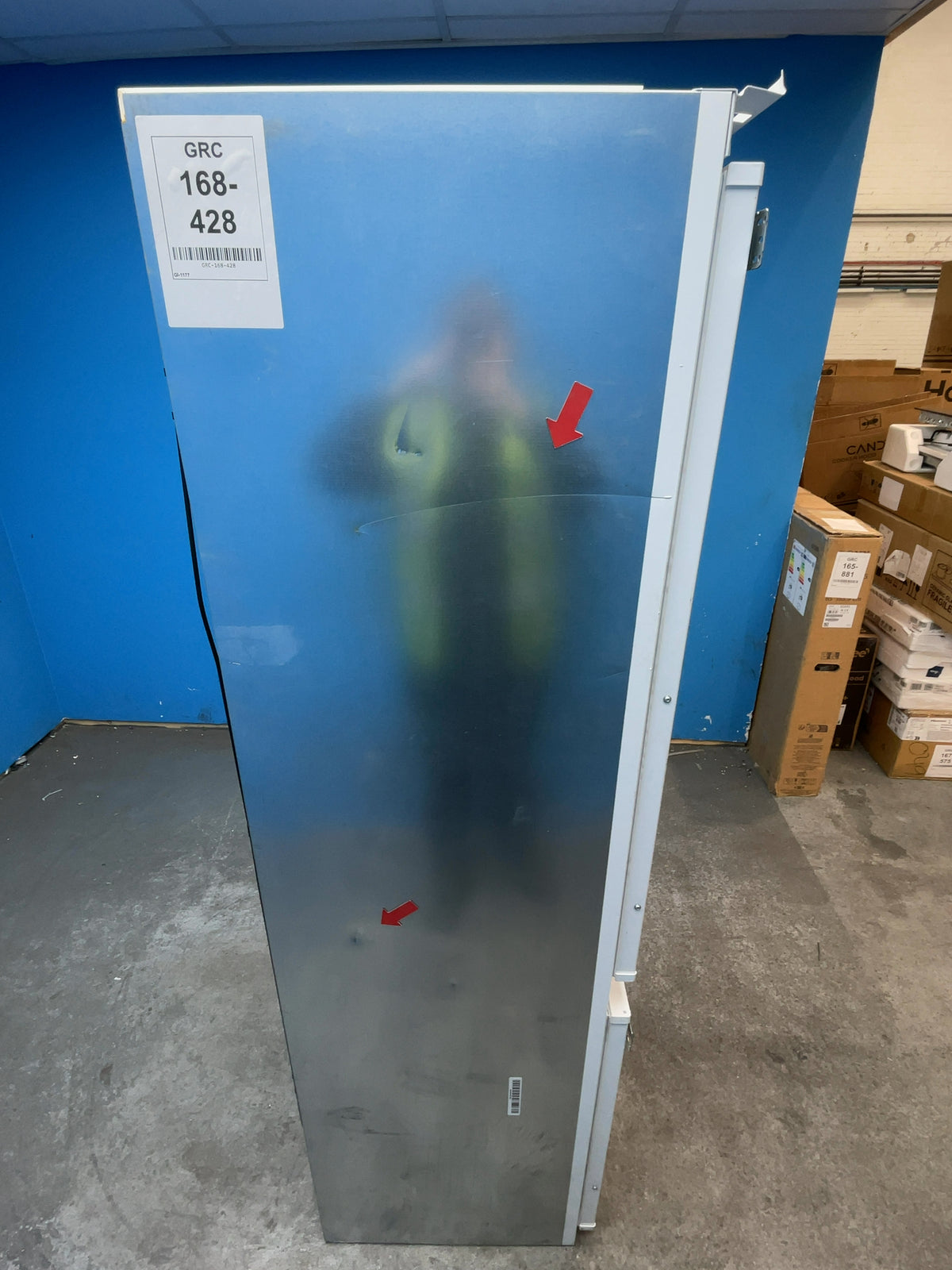 #GRC-168-428 - AEG 6000 TwinTech 177cm Integrated Fridge Freezer – 70/30 Split, Frost Free, Fixed Hinge