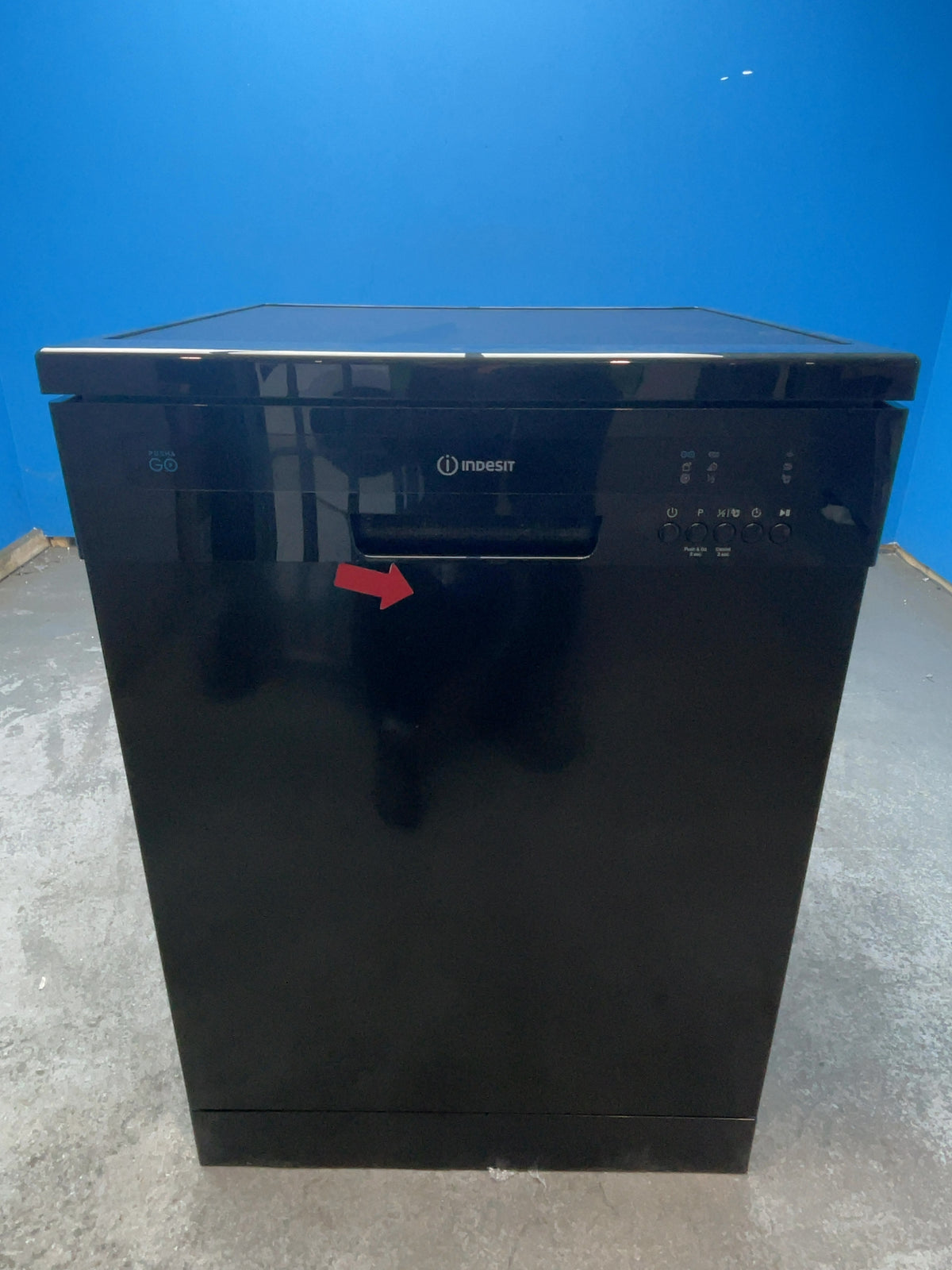 #GRC-168-429 - Indesit Push&Go IN2FE13CNO7BUK 13 Place Freestanding Dishwasher - Black