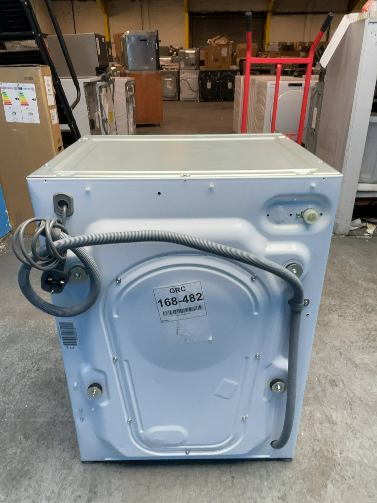 #GRC-168-482 - Hoover 9kg 1600rpm Integrated Washing Machine – AI Weight Sense, White