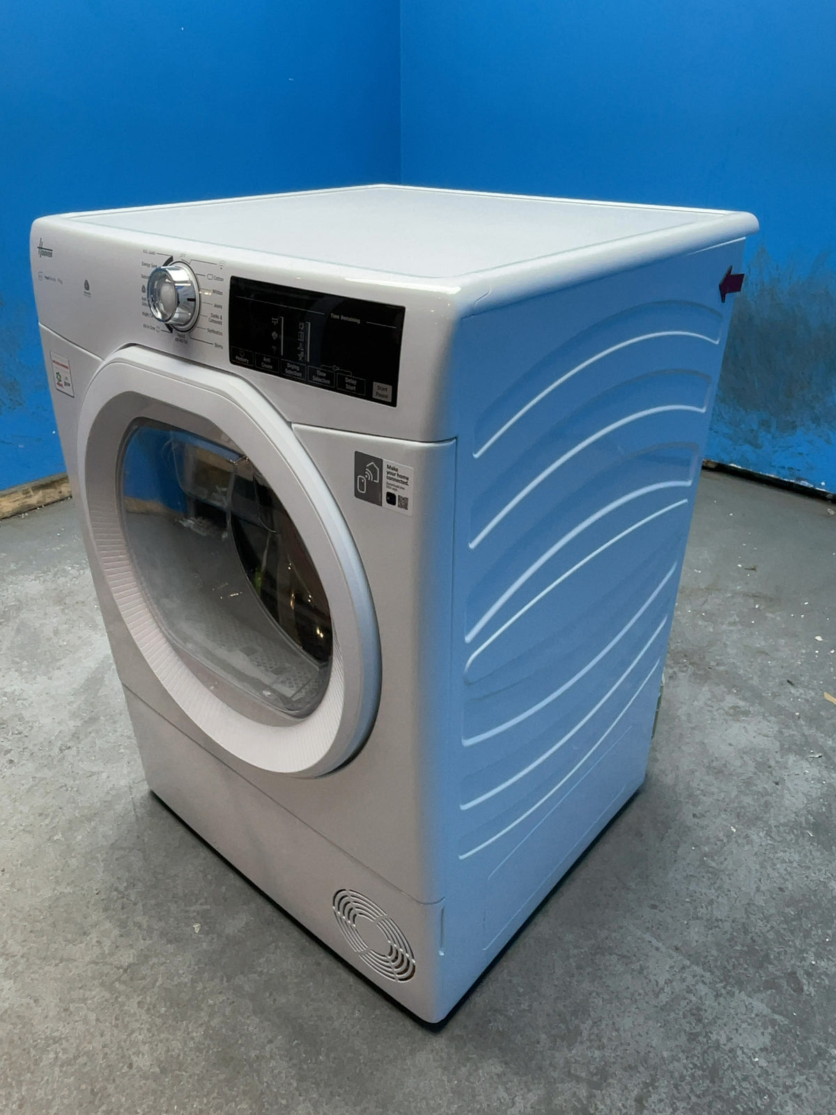 #GRC-168-513 - Hoover 10kg Heat Pump Tumble Dryer – WiFi Connected, White, A+++ Energy Rating