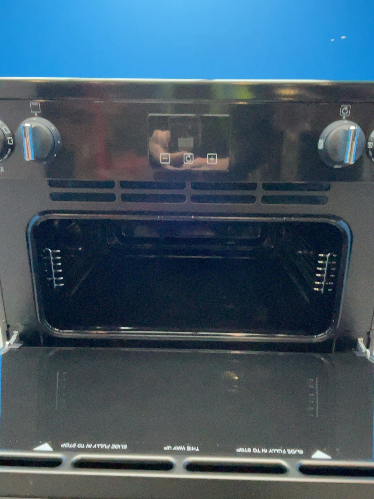 #GRC-168-540 - Belling Farmhouse 60Ei 60cm Electric Mini Range Cooker – 4 Zone Induction Hob, AirFry, 103L Capacity, Black