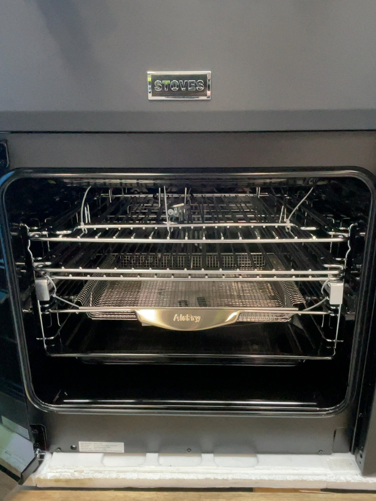#GRC-168-547 - Stoves Richmond 90cm Electric Induction Range Cooker – 174L, 3 Ovens, AirFry, Anthracite
