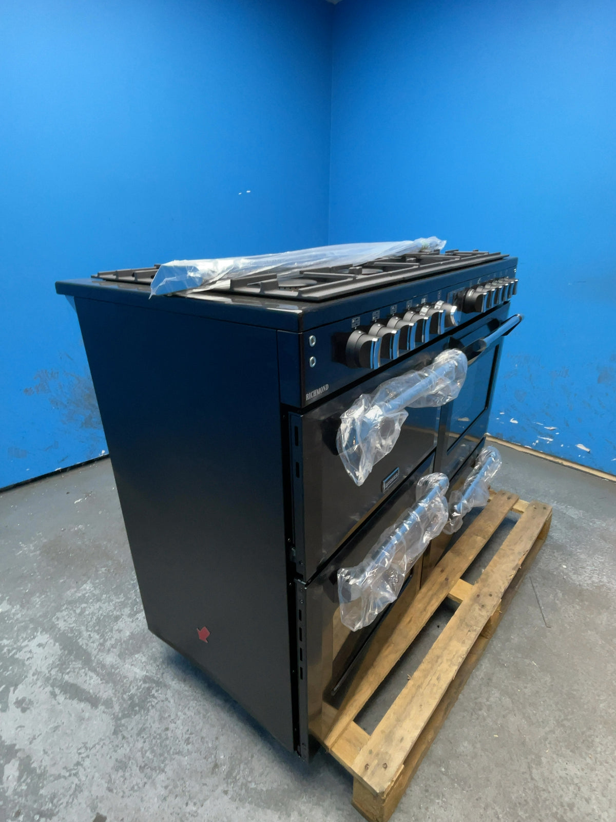 #GRC-168-565 - Stoves Richmond 110cm Quad Oven Dual Fuel Range Cooker – 196L, AirFry, Black
