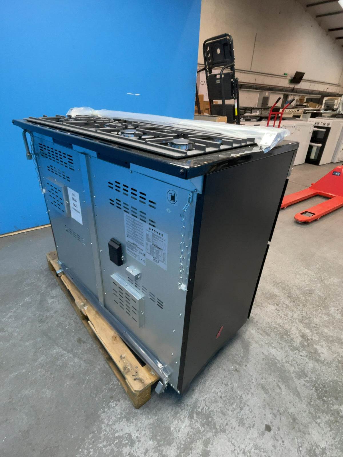 #GRC-168-565 - Stoves Richmond 110cm Quad Oven Dual Fuel Range Cooker – 196L, AirFry, Black
