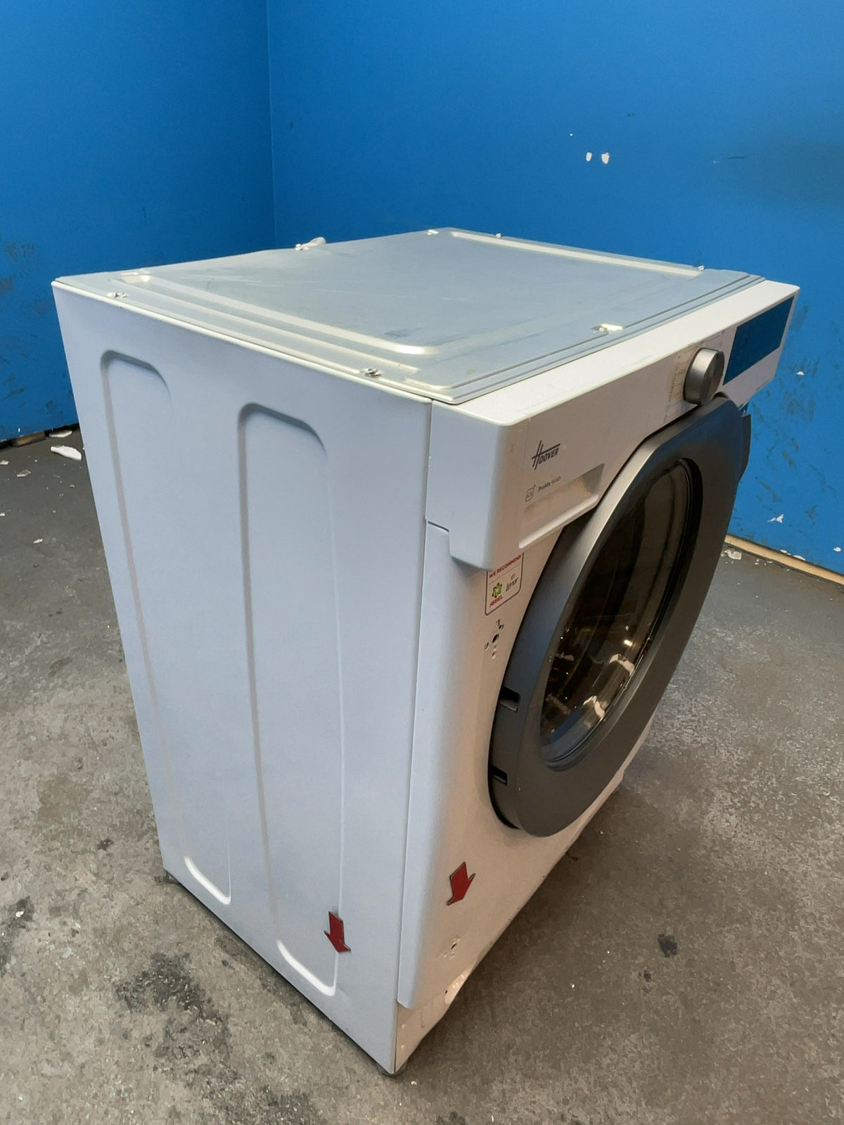 #GRC-168-585 - Hoover 9kg 1600rpm Integrated Washing Machine – KG Mode, Steam Function, White