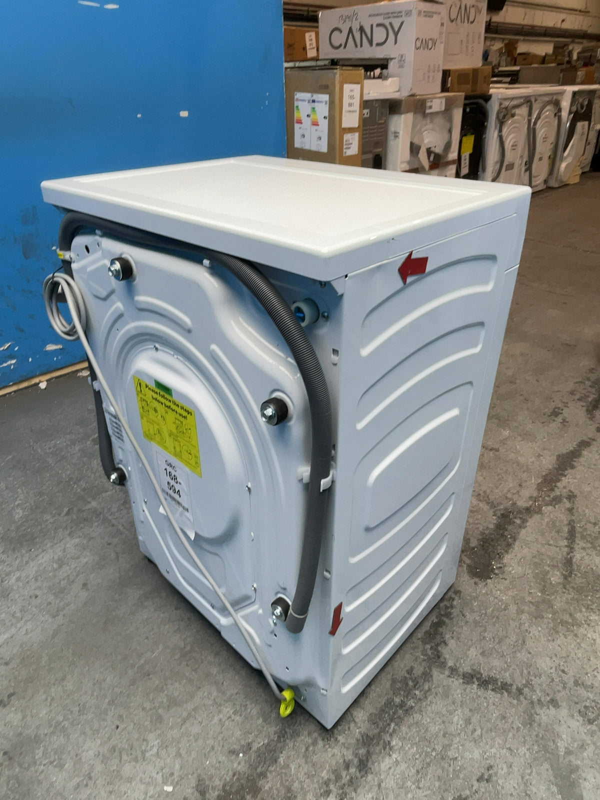 #GRC-168-594 - Haier 9kg 1400rpm Washing Machine – Steam Function, WiFi Connected, White