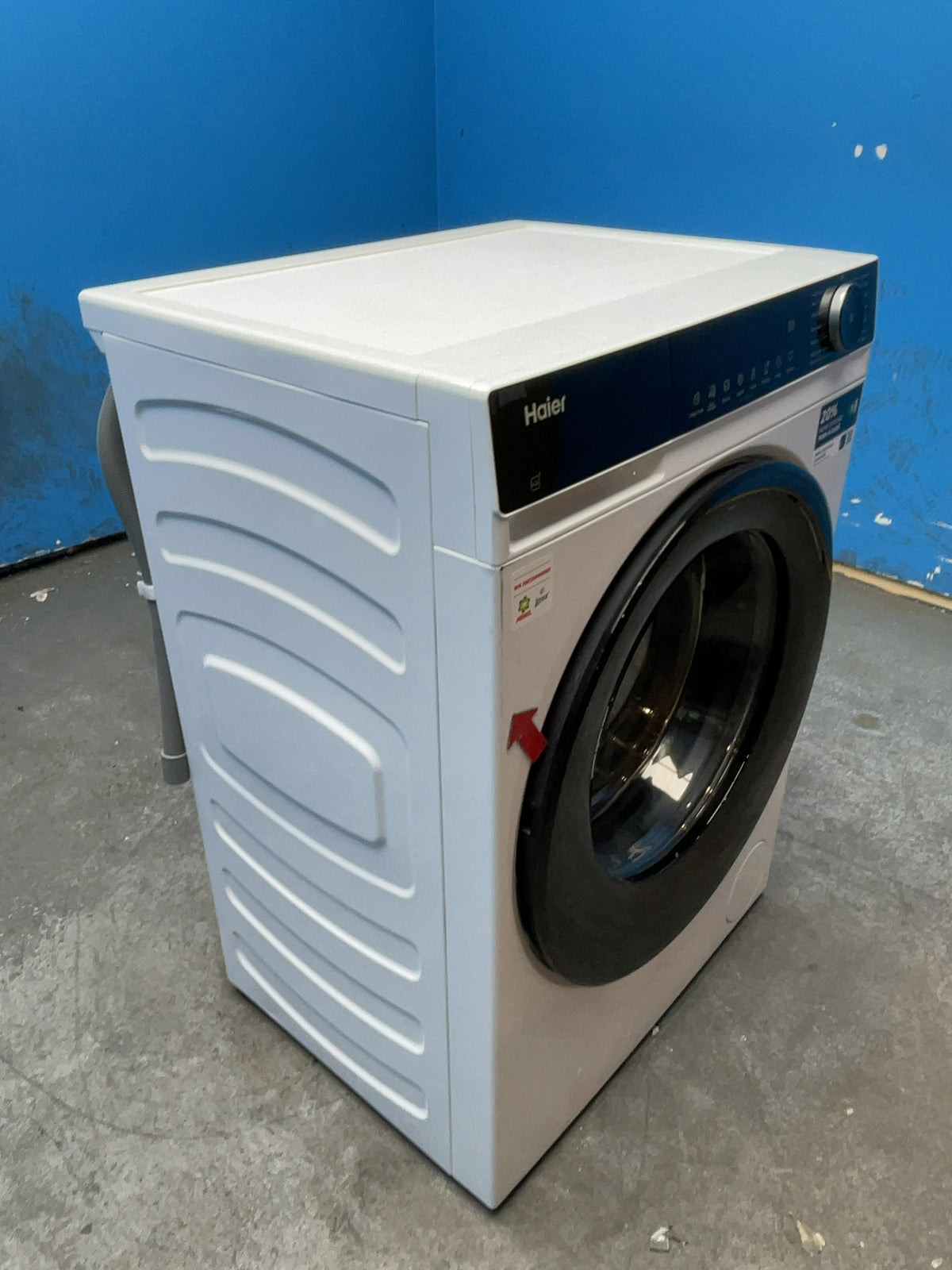 #GRC-168-607 - Haier 9kg 1400rpm Washing Machine – Steam Function, WiFi Connected, White