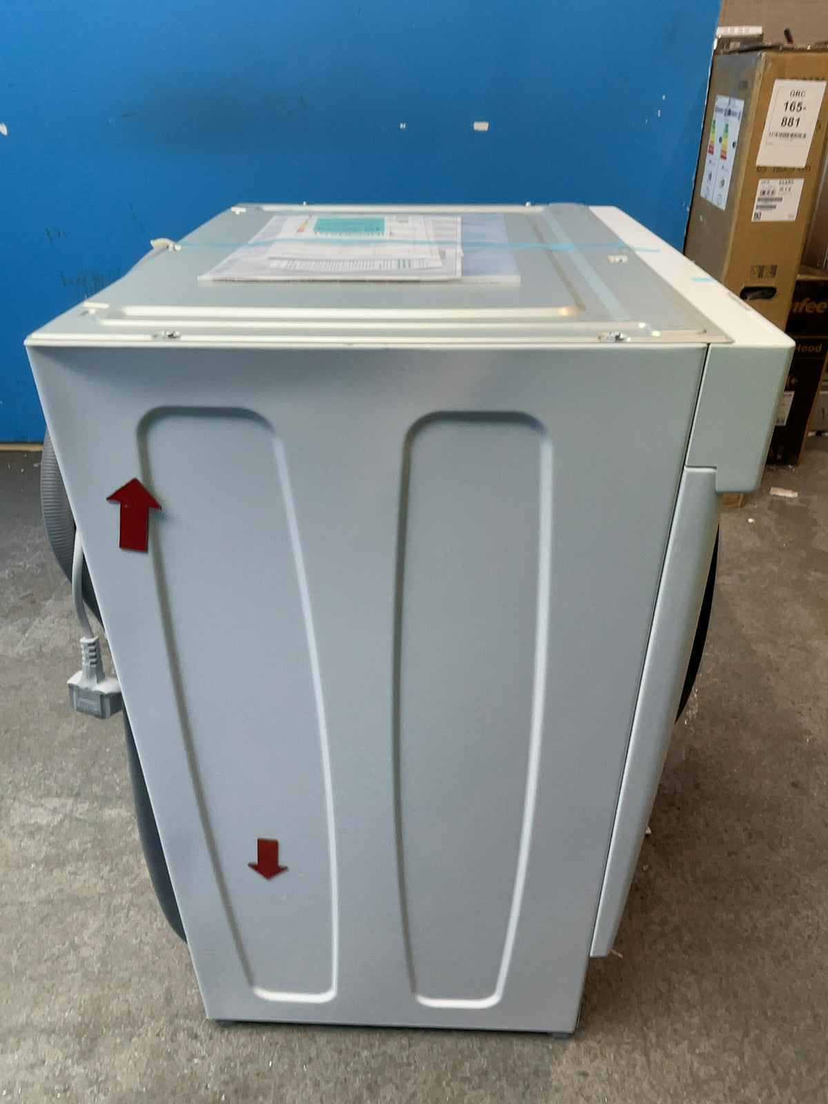 #GRC-168-723 - Candy ProWash&Dry 400 9kg/6kg Integrated Washer Dryer – Autodose, WiFi, Steam, White