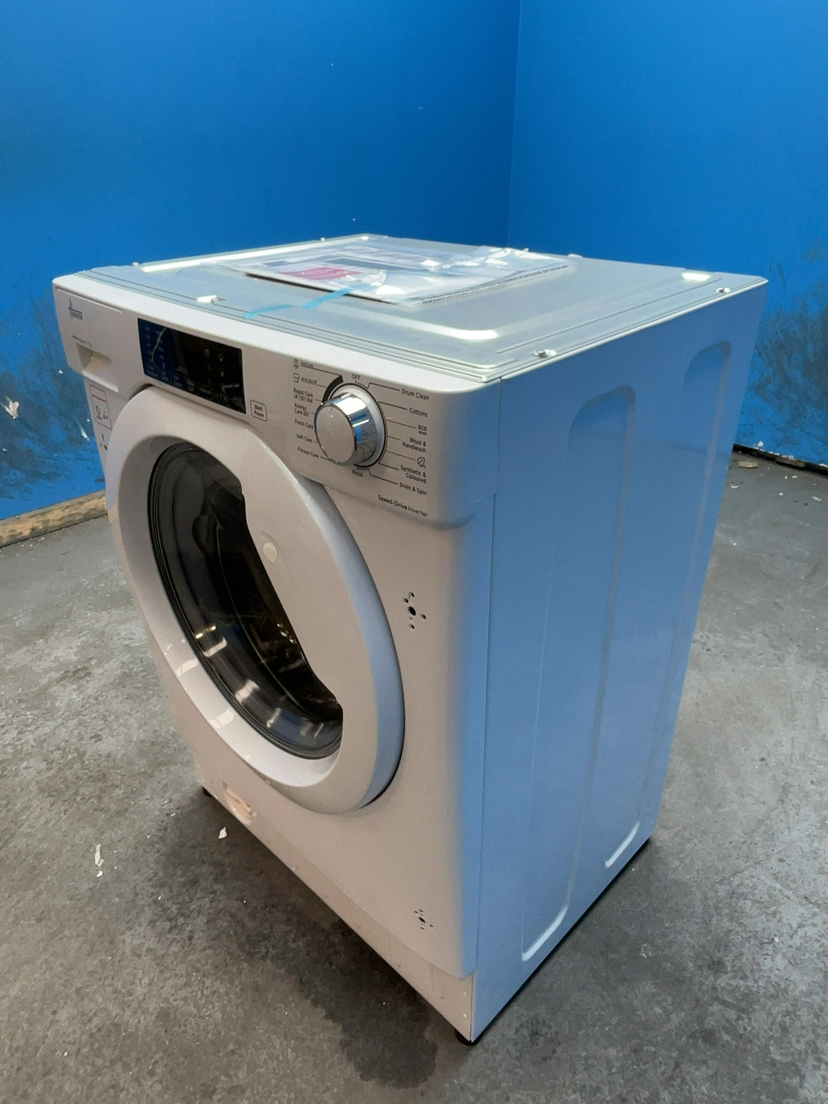 #GRC-168-755 - Hoover H-WASH 300 8kg 1400rpm Integrated Washing Machine – KG Mode Sensor, White