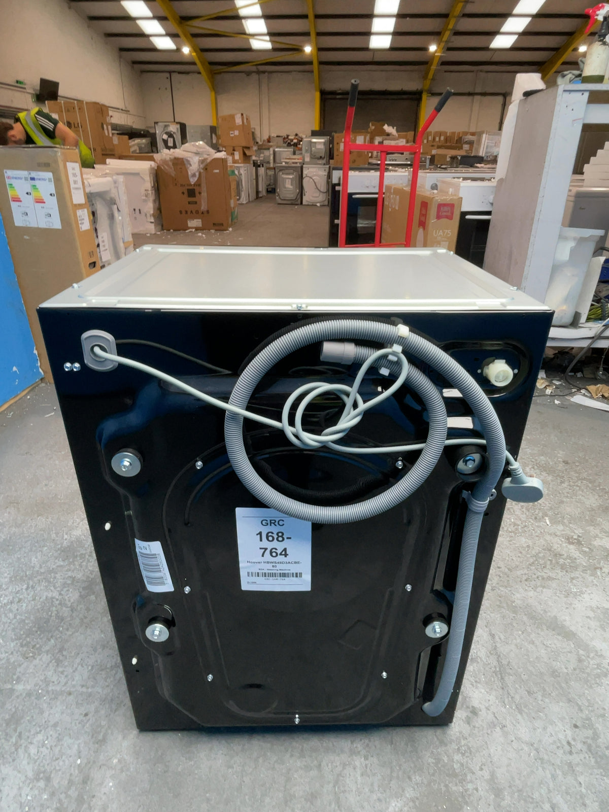 #GRC-168-764 - Hoover 9kg 1400rpm Integrated Washing Machine – Hygiene Programme, Black