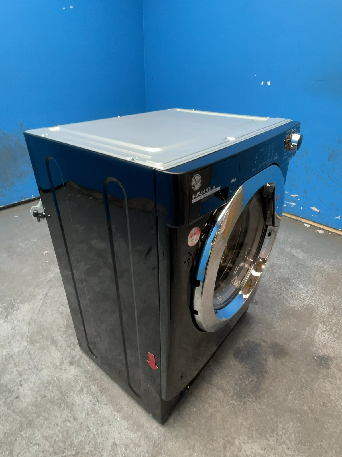 #GRC-168-764 - Hoover 9kg 1400rpm Integrated Washing Machine – Hygiene Programme, Black