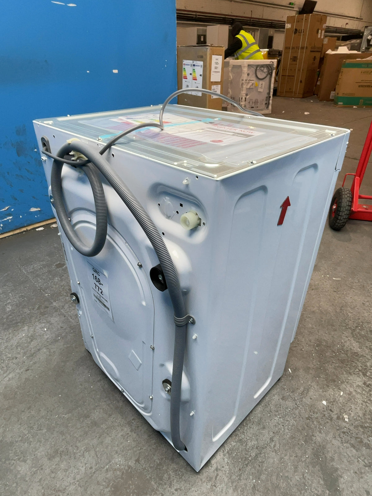 #GRC-168-772 - Hoover Integrated Washer Dryer – 9kg Wash, 5kg Dry, 1600rpm, WiFi Connected, White
