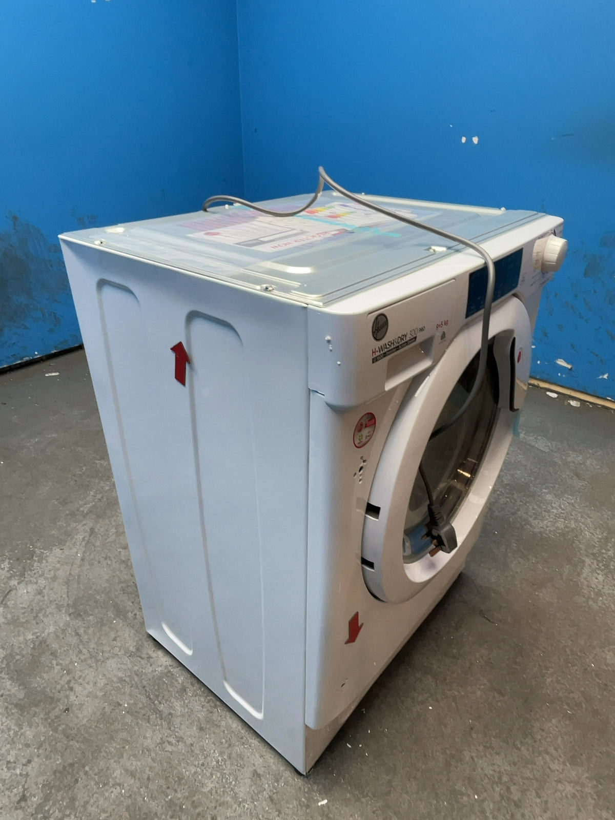 #GRC-168-772 - Hoover Integrated Washer Dryer – 9kg Wash, 5kg Dry, 1600rpm, WiFi Connected, White