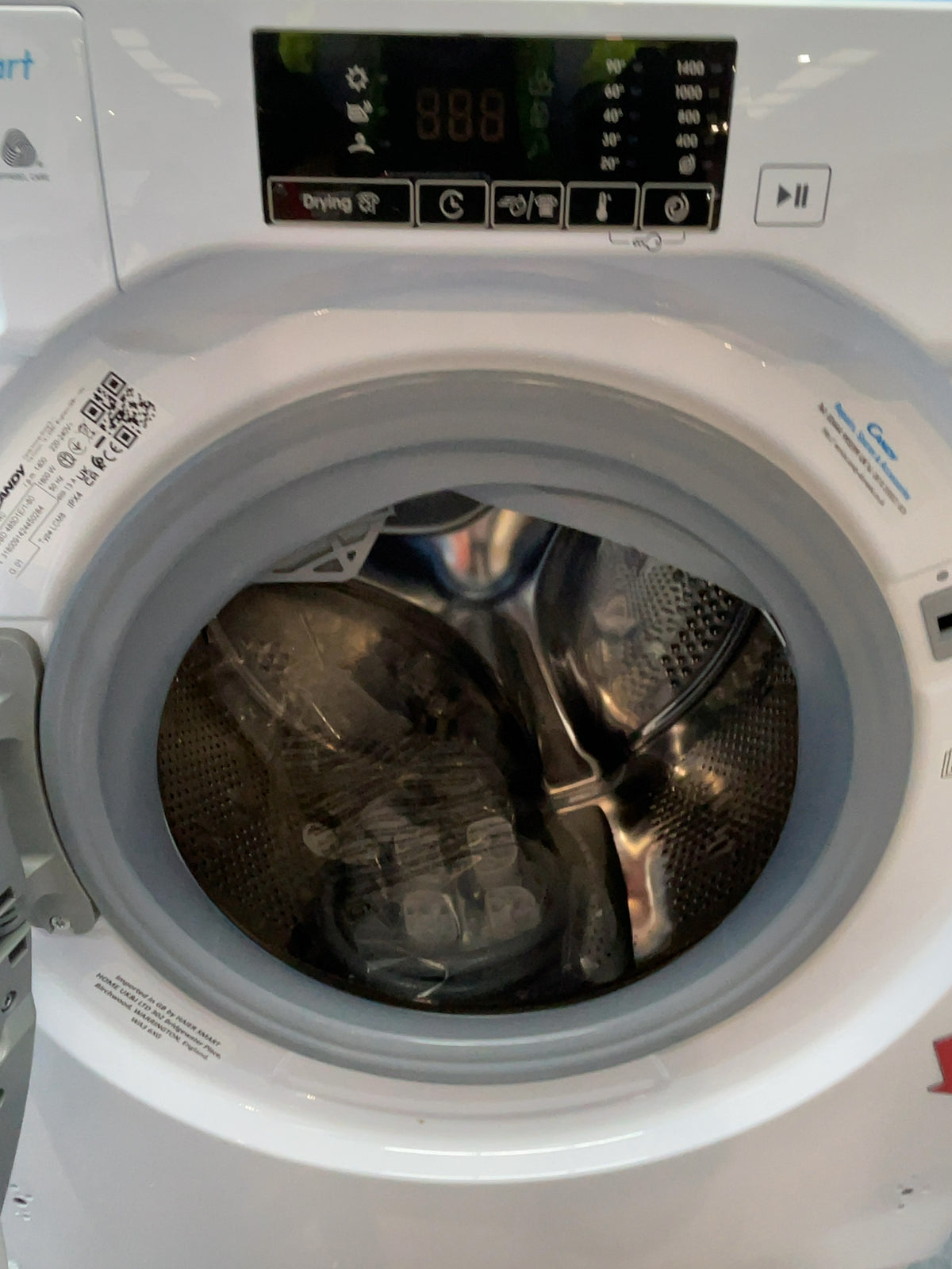 #GRC-168-773 - Candy 8kg/5kg Integrated Washer Dryer – 1400rpm, Quick Wash, White