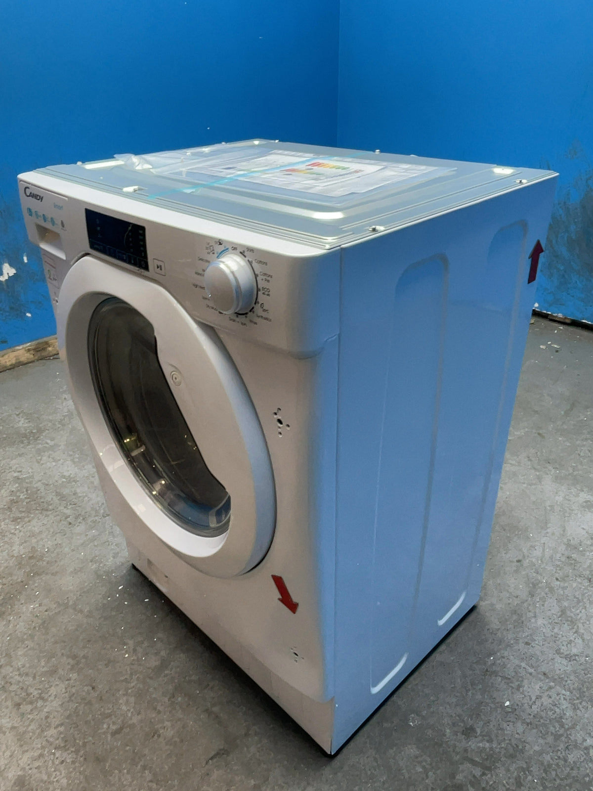 #GRC-168-773 - Candy 8kg/5kg Integrated Washer Dryer – 1400rpm, Quick Wash, White