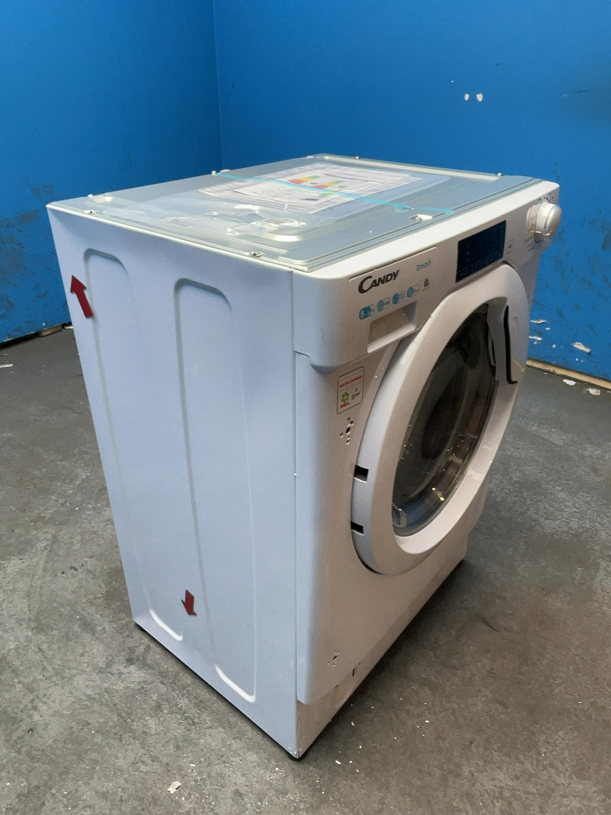 #GRC-168-773 - Candy 8kg/5kg Integrated Washer Dryer – 1400rpm, Quick Wash, White