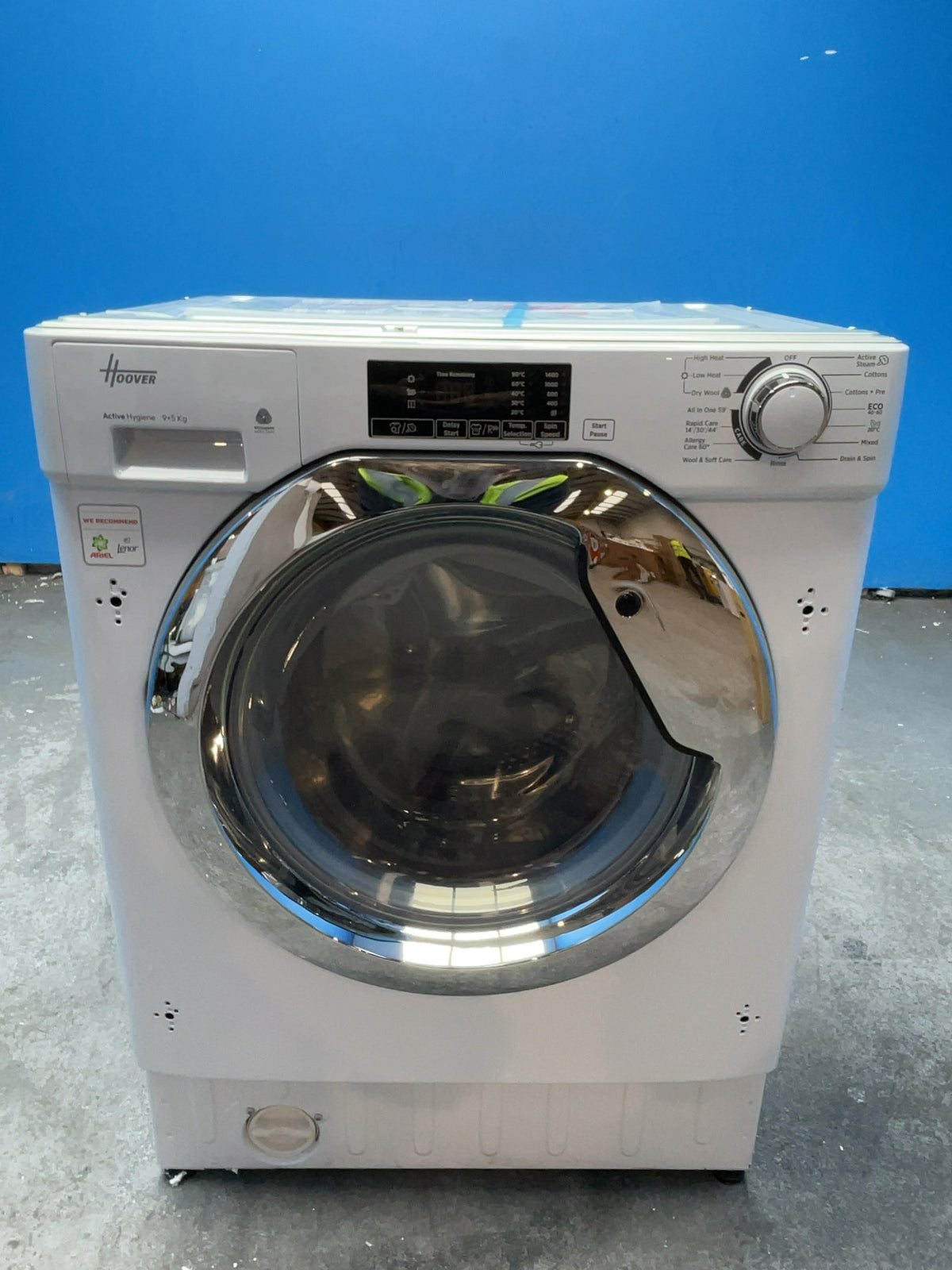 #GRC-168-777 - Hoover H-WASH 300 Integrated Washer Dryer – 9kg Wash / 5kg Dry, 1400rpm, Steam Function, White