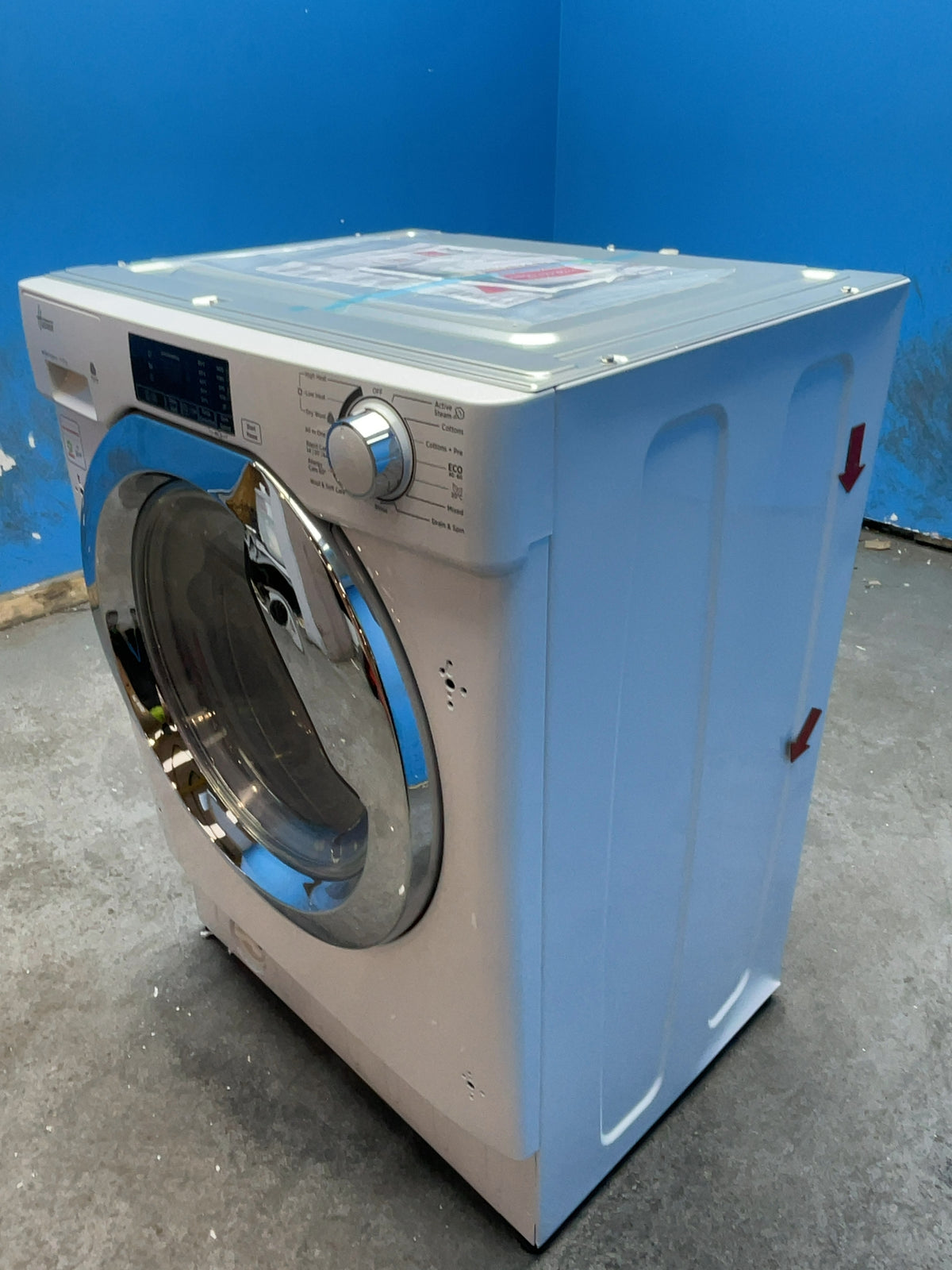#GRC-168-777 - Hoover H-WASH 300 Integrated Washer Dryer – 9kg Wash / 5kg Dry, 1400rpm, Steam Function, White