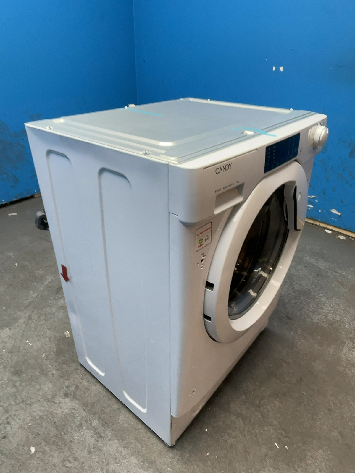 #GRC-168-800 - Candy 9kg 1400rpm Integrated Washing Machine – Inverter Motor, 14 Min Quick Wash, White