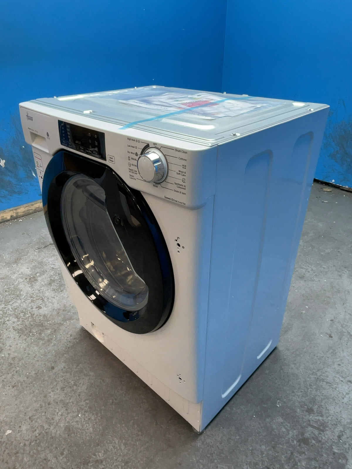 #GRC-168-802 - Hoover H-WASH 300 PRO Integrated Washer Dryer – 8kg/5kg, 1400rpm, Inverter Motor, Steam Care, White