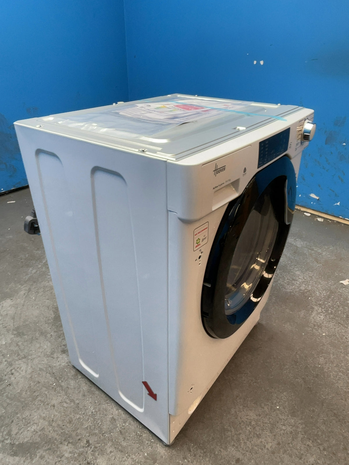 #GRC-168-802 - Hoover H-WASH 300 PRO Integrated Washer Dryer – 8kg/5kg, 1400rpm, Inverter Motor, Steam Care, White