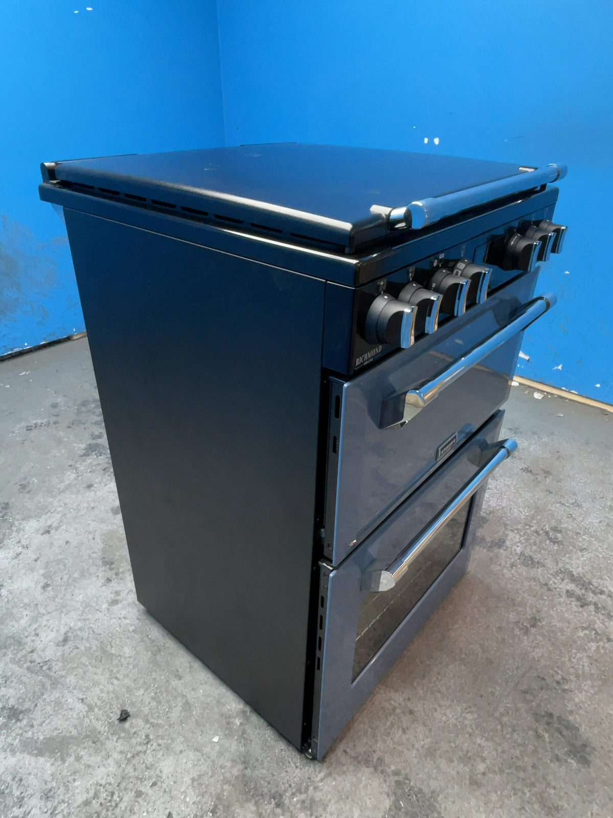 #GRC-168-830 - Stoves Richmond Deluxe 60cm Dual Fuel Cooker – PowerWok, AirFry, Blue