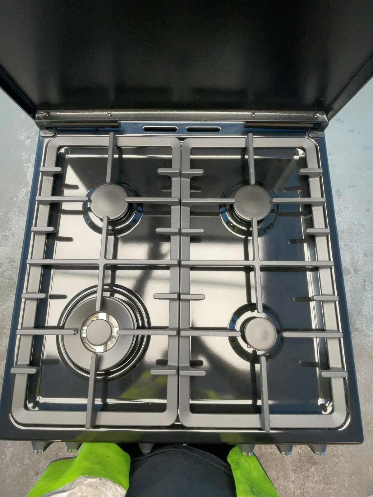 #GRC-168-830 - Stoves Richmond Deluxe 60cm Dual Fuel Cooker – PowerWok, AirFry, Blue