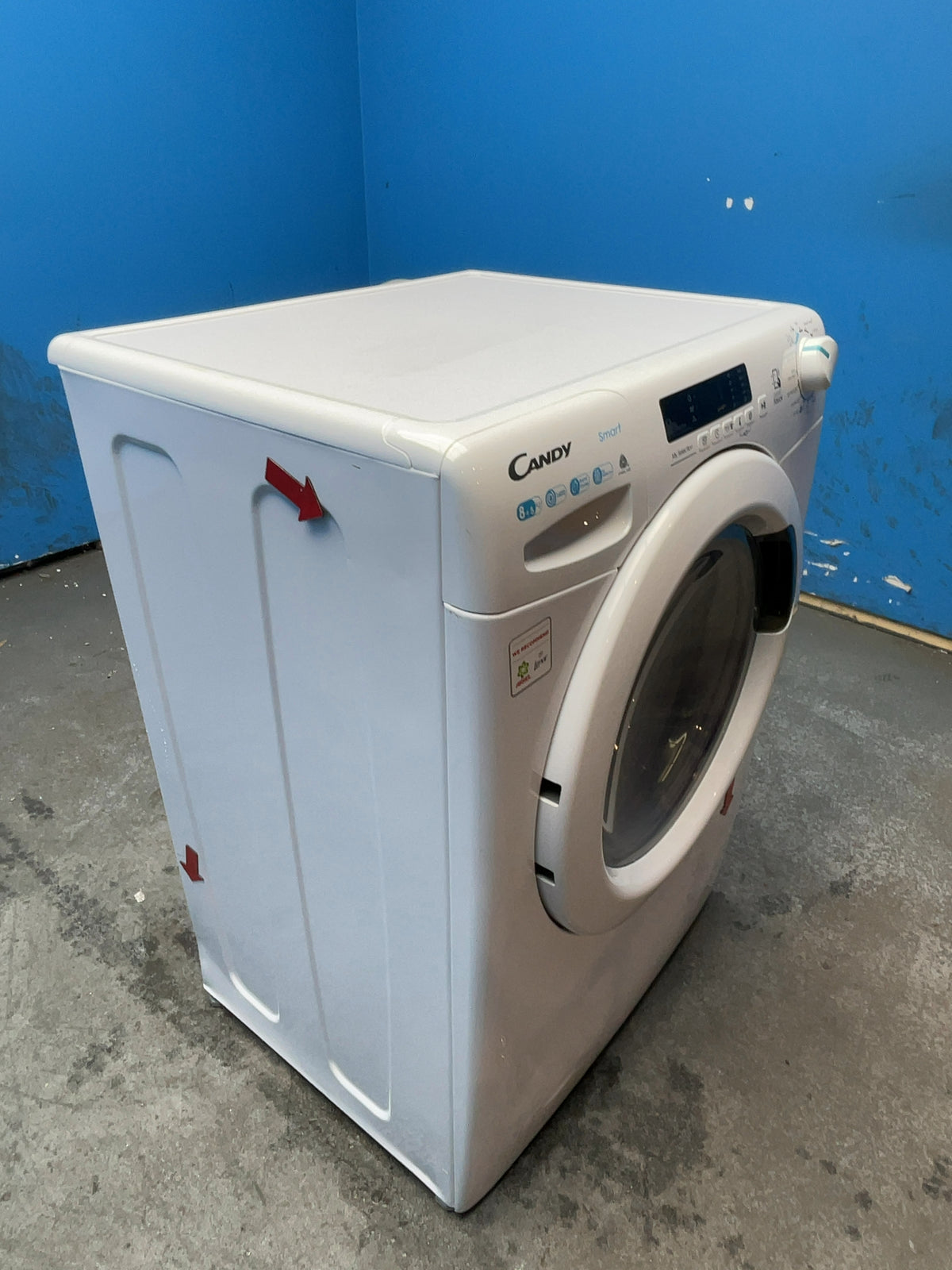 #GRC-168-900 - Candy Smart Washer Dryer – 8kg Wash, 5kg Dry, 1400rpm, WiFi Connected, White