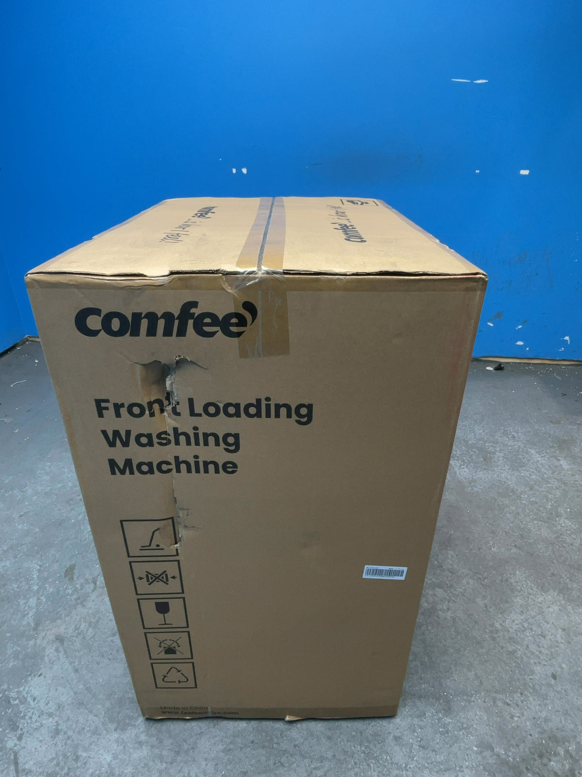 #GRC-168-979 - Comfee 7kg 1200rpm Washing Machine – Steam Wash & 15 Min Quick Cycle, White