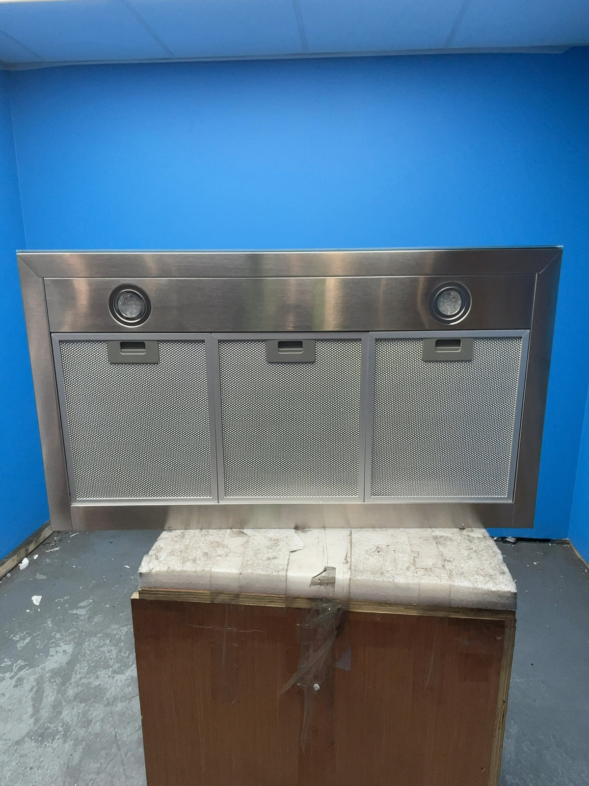 #GRC-169-005 - Midea 90cm Chimney Cooker Hood – 650m³/h Extraction, Gesture Control, Stainless Steel