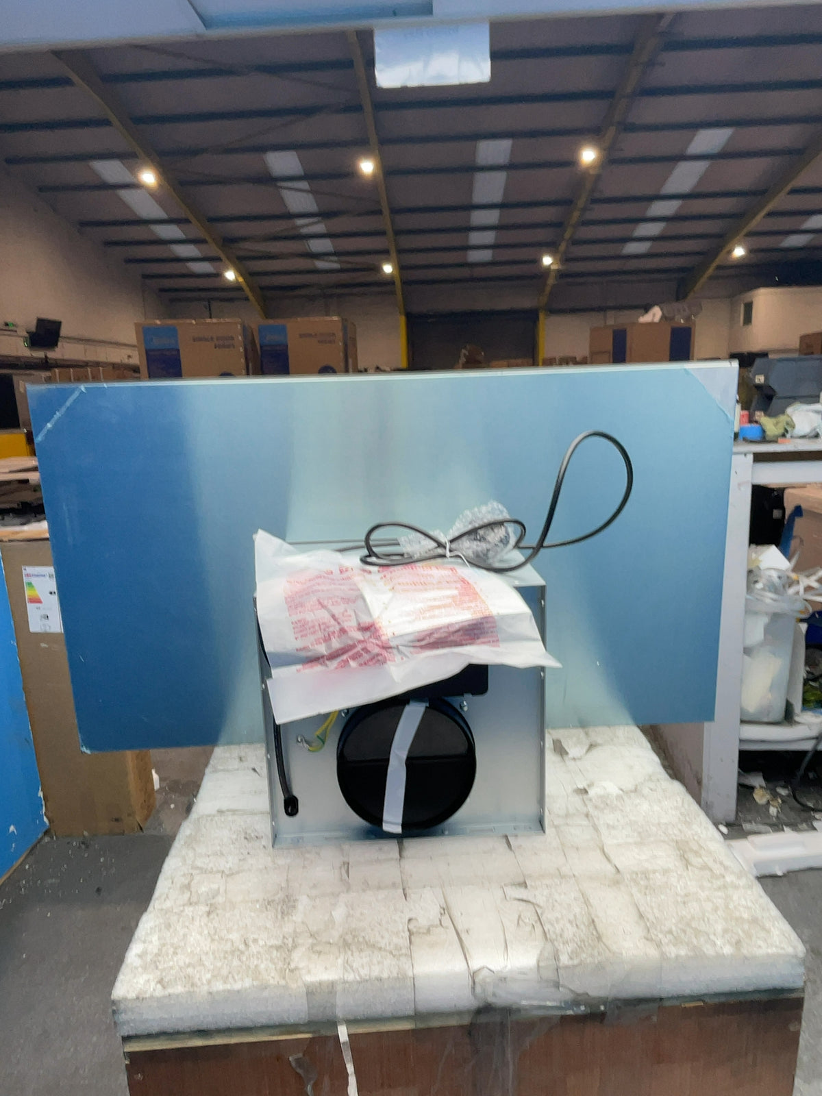 #GRC-169-007 - Midea 90cm Chimney Cooker Hood – 650m³/h Extraction, Gesture Control, Stainless Steel