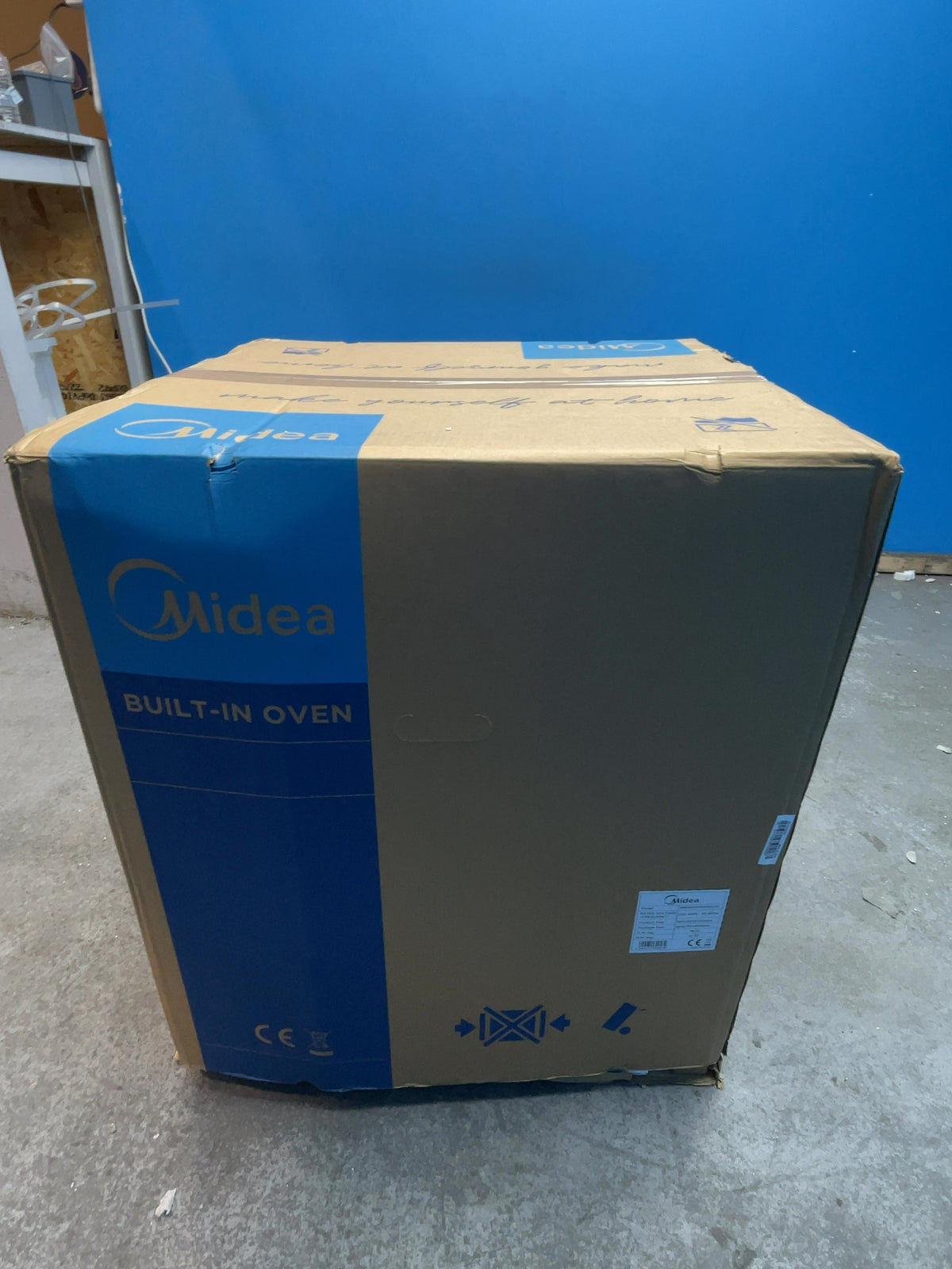 #GRC-169-042 - Midea 60cm Built-Under Electric Double Oven – 54L Fan Oven, 38L Top Oven & Grill, Stainless Steel
