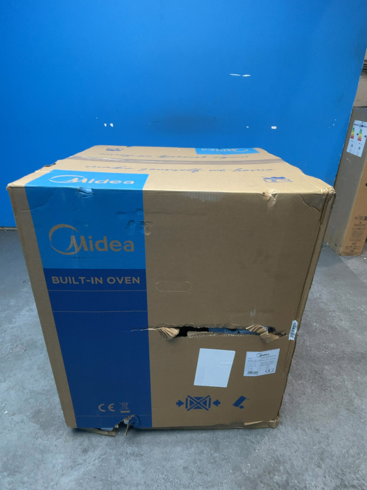 #GRC-169-042 - Midea 60cm Built-Under Electric Double Oven – 54L Fan Oven, 38L Top Oven & Grill, Stainless Steel