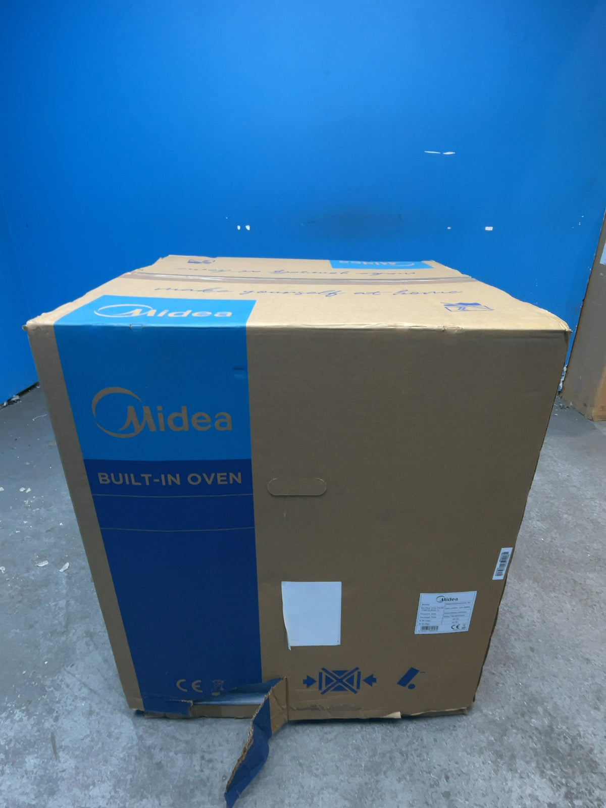 #GRC-169-044 - Midea 60cm Built-Under Electric Double Oven – 54L Fan Oven, 38L Top Oven & Grill, Stainless Steel