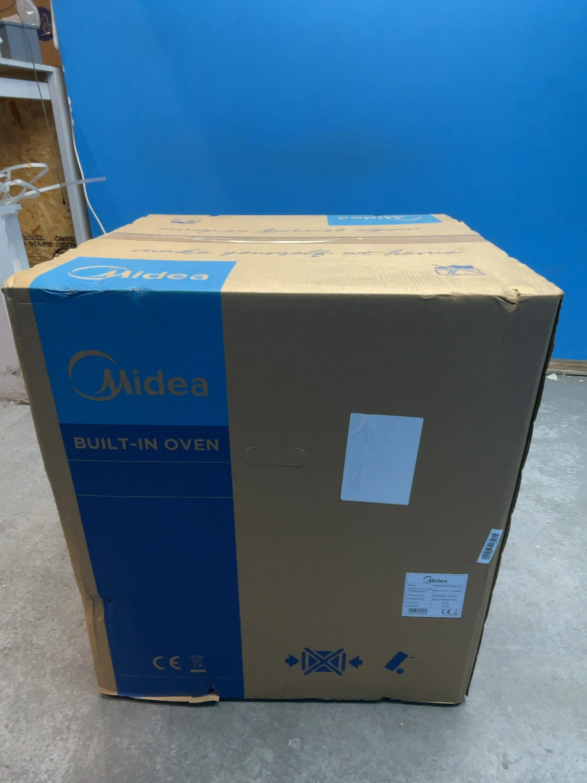 #GRC-169-045 - Midea 60cm Built-Under Electric Double Oven – 54L Fan Oven, 38L Top Oven & Grill, Stainless Steel