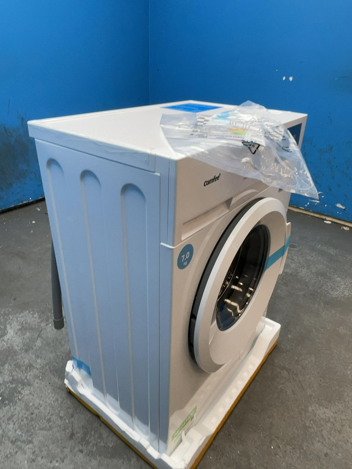 #GRC-169-054 - Comfee 7kg 1200rpm Washing Machine – Steam Wash & 15 Min Quick Cycle, White